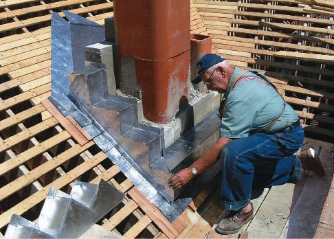 Copper Chimney Flashing: Timeless Elegance and Practicality Right Here