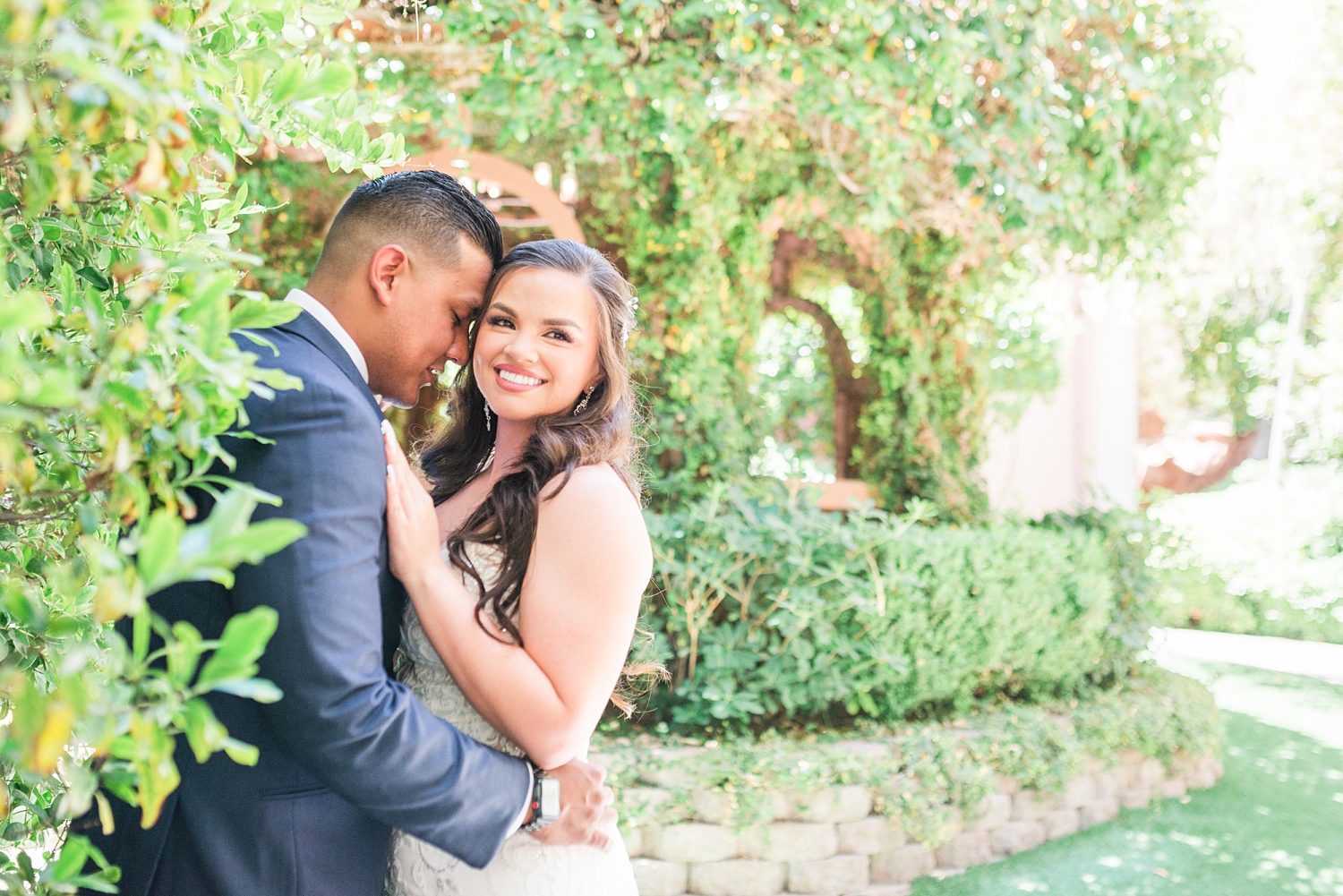 ENGAGEMENT AT FLAMINGO GARDEN IN LAS VEGAS